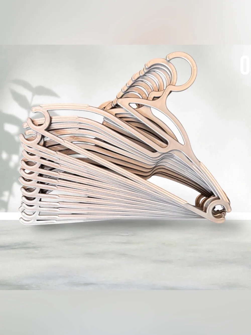12 versatile hangers with nonslip grips